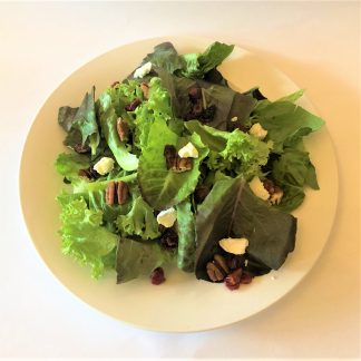 ENSALADA VERDE CON QUESO DE CABRA